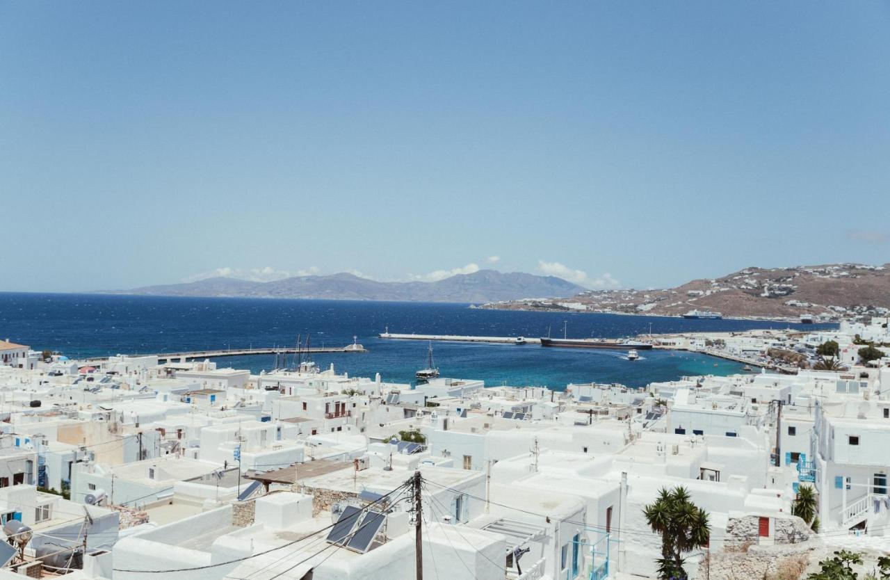 Central Local Living In Mykonos, Main Town Lägenhet Mykonos Town Exteriör bild