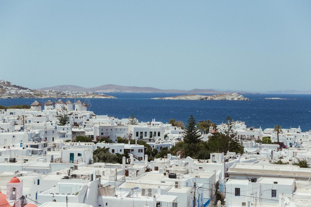 Central Local Living In Mykonos, Main Town Lägenhet Mykonos Town Exteriör bild